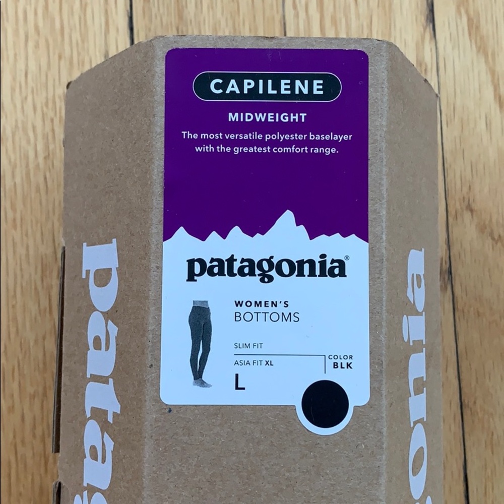 NWT L Patagonia midweight bottoms